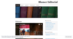 Desktop Screenshot of blumereditorial.com