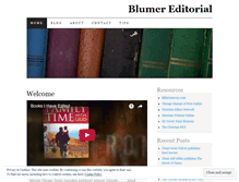 Tablet Screenshot of blumereditorial.com